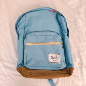 Herschel Supply Co Denim Backpack with Suede